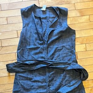 Ajaie Alaie blue chambray dress M with belt